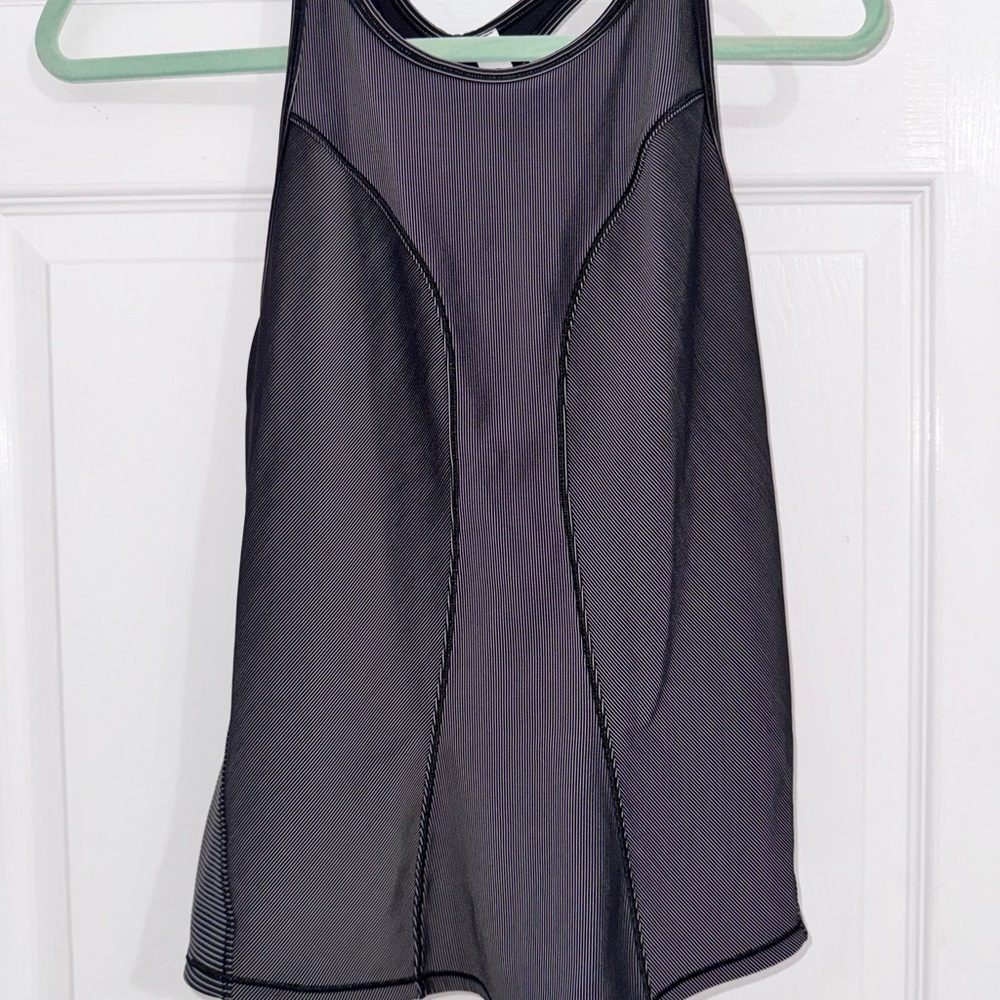 Lululemon Black and white Athletic Tank